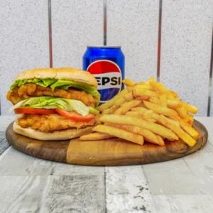 Jumbo Chicken Burger Meal