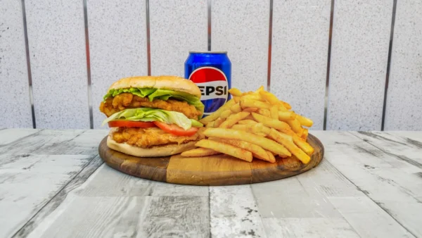 Jumbo Chicken Burger Meal