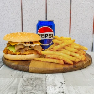 Retro Supreme Burger Meal