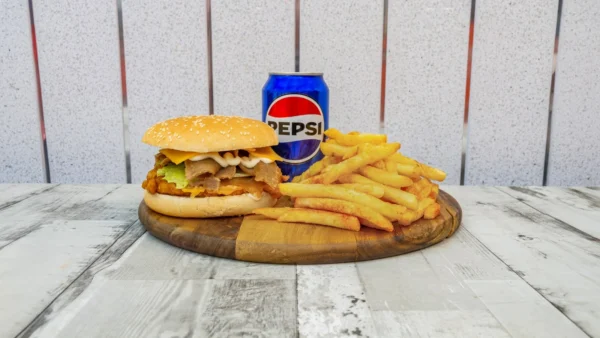 Retro Supreme Burger Meal